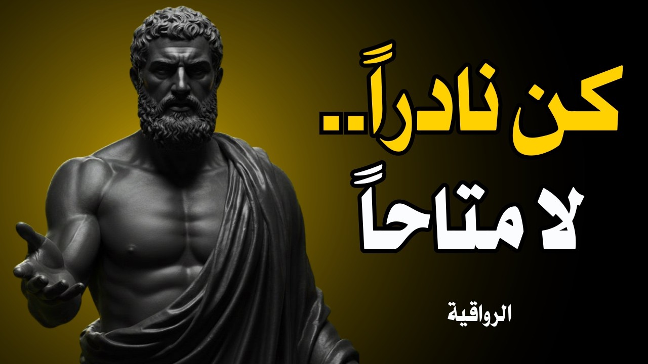 لا تكن رخيصاً: ارفع قيمتك أمام الجميع فوراً | الرواقية