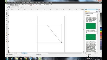 HOW TO USE COREL DRAW TUTORIAL CROP-KNIFETOOL