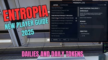 Entropia - New Player Guide 2025 - Dailies and Daily Tokens