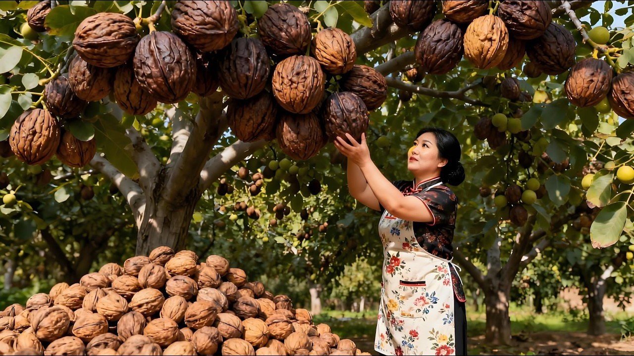 【唐小米】新鲜核桃成熟了，唐奶奶分享新鲜核桃的三种做法，营养美味大人小孩都爱吃