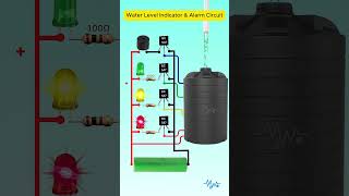 4 Level Water Indicator with Buzzer #Shorts #electricalindia #arduinoproject #electroniccircuit #diy