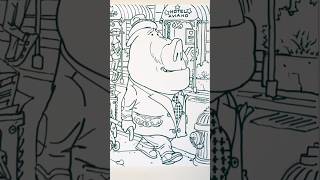 HOMEWARD COMMUTERS—another Timelapse Doodlestorm by #robotdreams artist Paul Rivoche #shorts