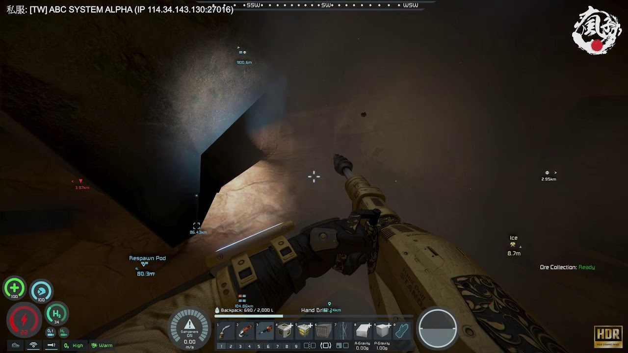 8.08 2K-HDR 直播Space Engineer 太空工程師 硬核工業革命服 重生祭 6.5~10 hr 由搬家變成CRASH炸掉重來 (RTX/4090 2160p60 HDR)