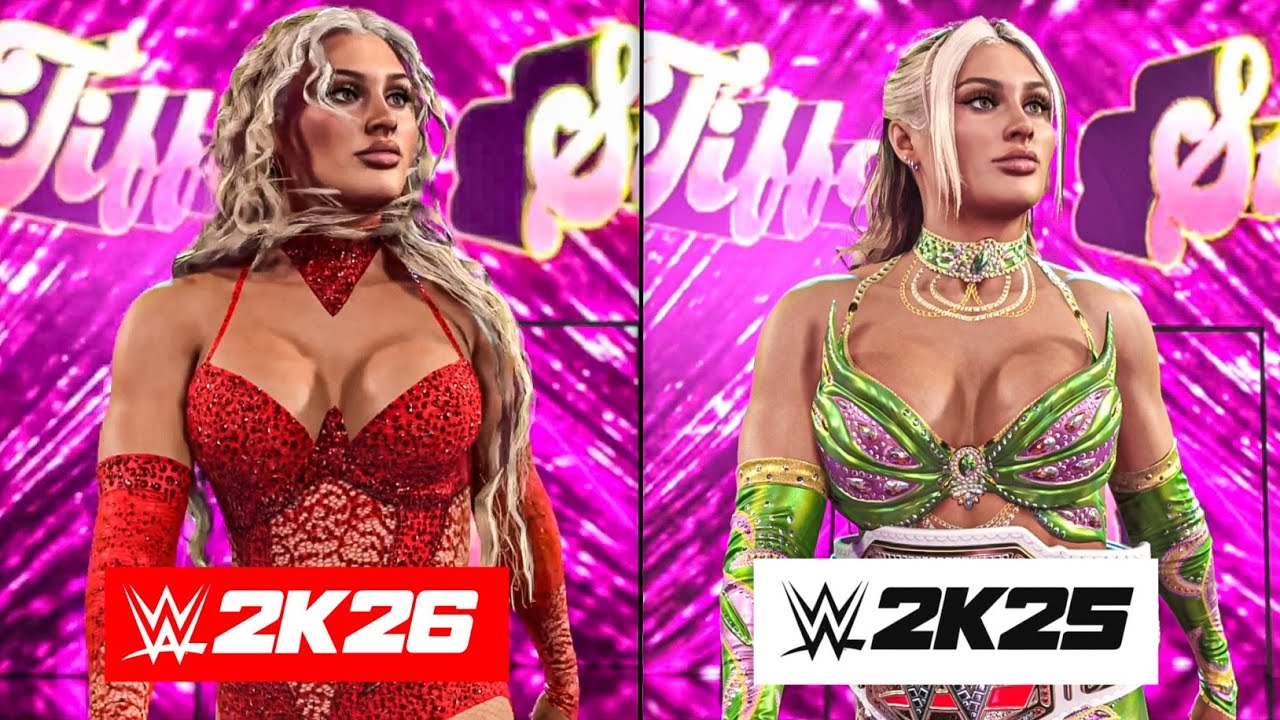 WWE 2K26 vs WWE 2K25 Comparison! Alexa Bliss, Rhea Ripley, Bianca Belair & More!