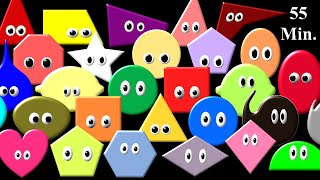 Shapes & Colors Collection  Shape Song & More  The Kids' Picture Show (Fun & Educational)