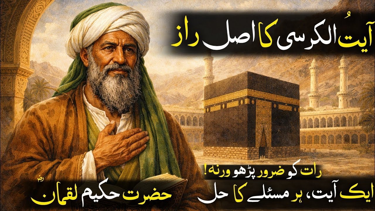 Ayat ul Kursi Ka Asal Raaz | Sirf Ek Ayat Jo Har Dar Aur Mushkil Ka Hall | Hazrat Luqman Hakeem R.A