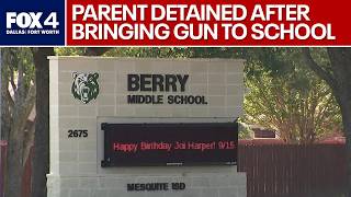 Mesquite ISD parent arrested after bringing gun to school screenshot 5