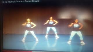 2018 Tryout Dance - Boom Boom
