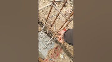 Column stirrups  checking 🔥🔥 #engineer #civilsitevisit #shorts #sitework #civilengineering