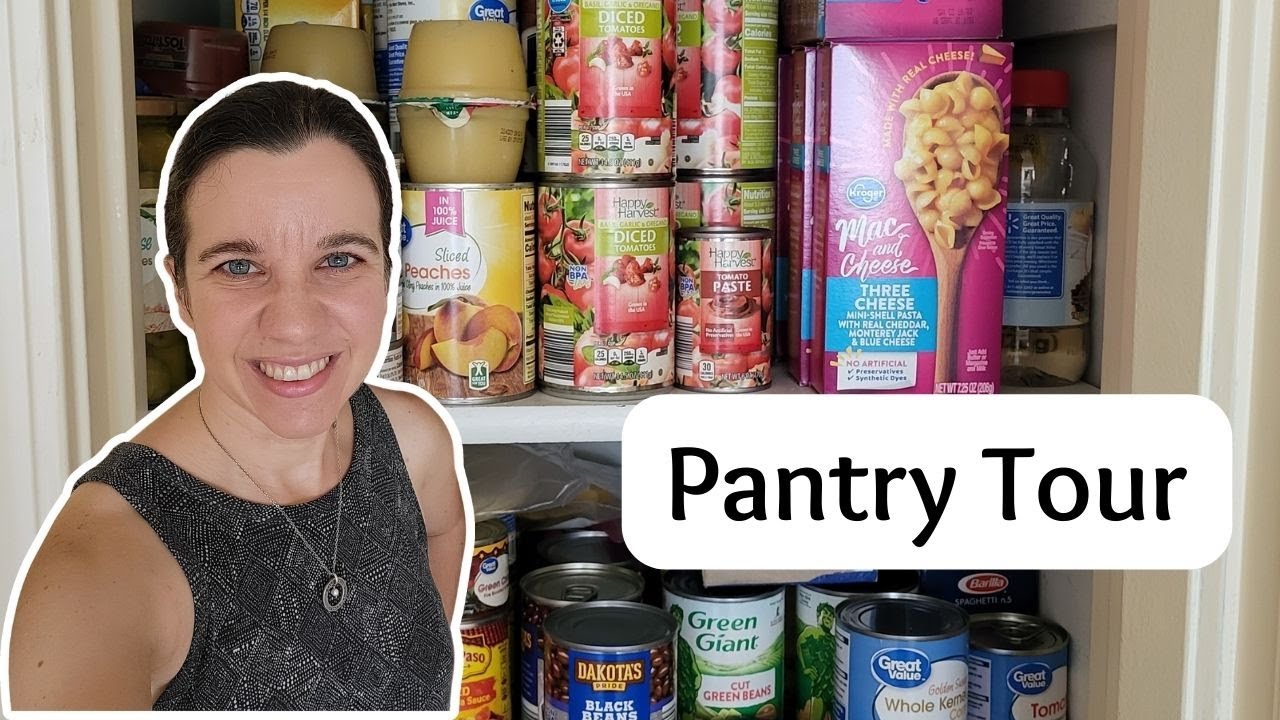 Pantry Tour Pantry Organization Shopping from my Stockpile YouTube