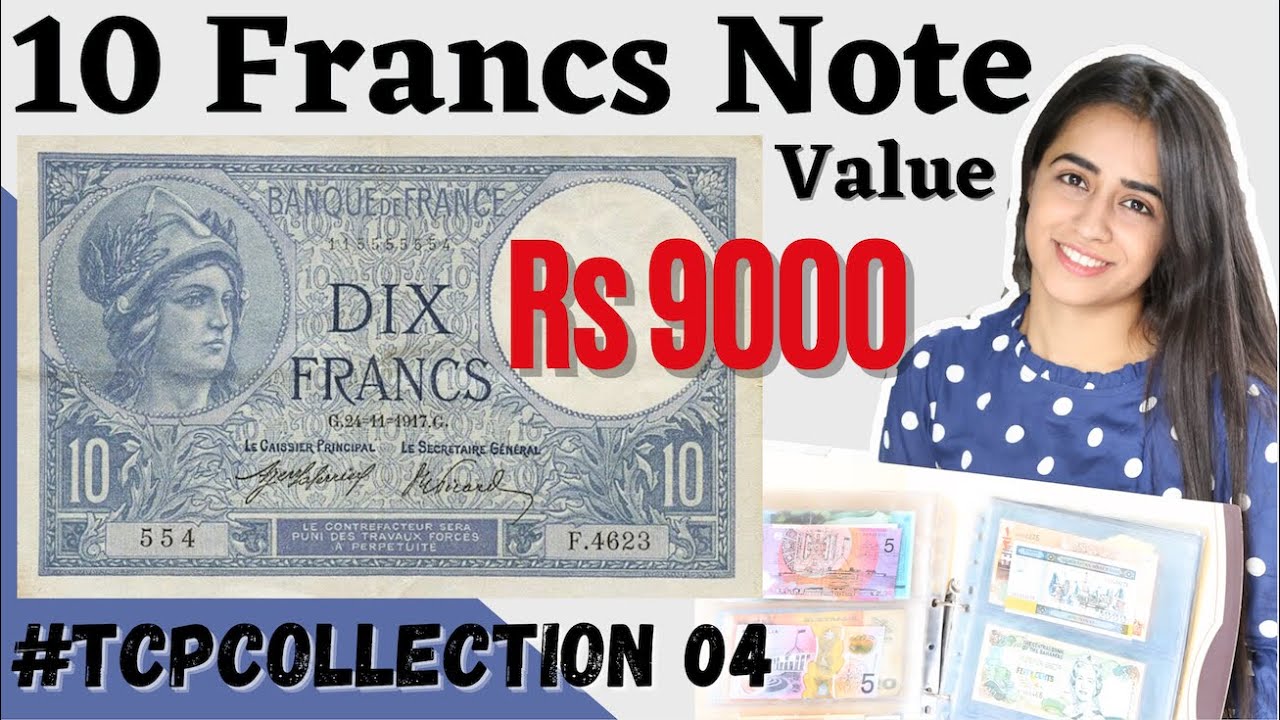 10 French Francs Note Value | 