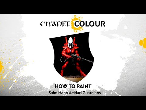 How to Paint: Battle Ready Saim-Hann Aeldari Guardians - YouTube