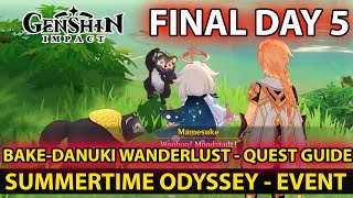 Genshin Impact - How To Complete (Bake-Danuki Wanderlust Part 1 & 2) Quest Event Full Guide