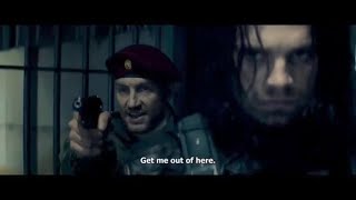 Bucky vs other Winter Soldier - Flashback Scene - Captain America Civil War Movie