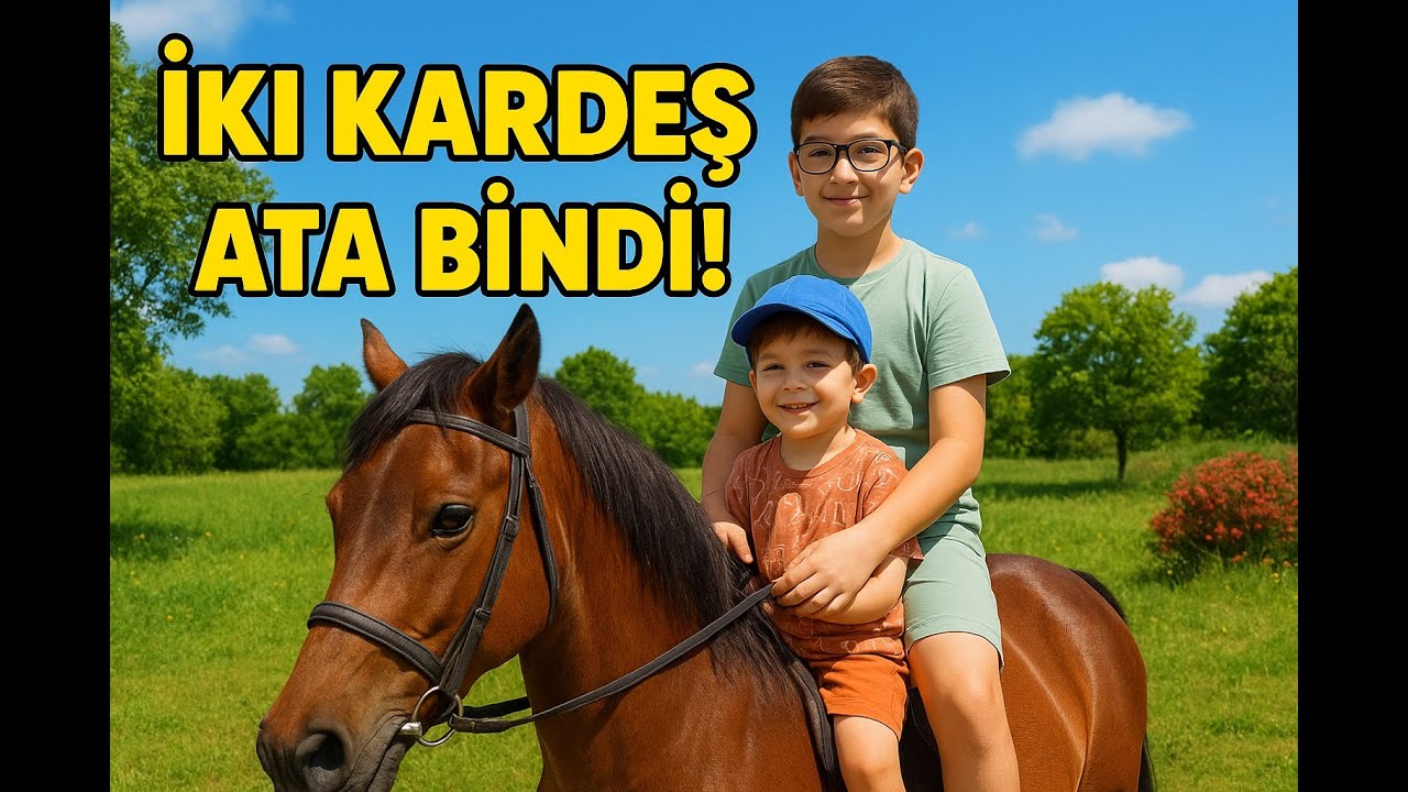 Çocuklar İlk Kez Ata Bindi! 😍 Çok Eğlenceli