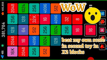 X2 block 2048 - merge puzzle Noob gameplay by UsamaGT