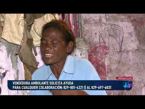 Vendedora ambulante solicita ayuda; su madre está enferma