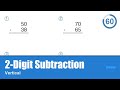 No Calculator Allowed — 2-Digit Subtraction | Vertical - 50 Problems