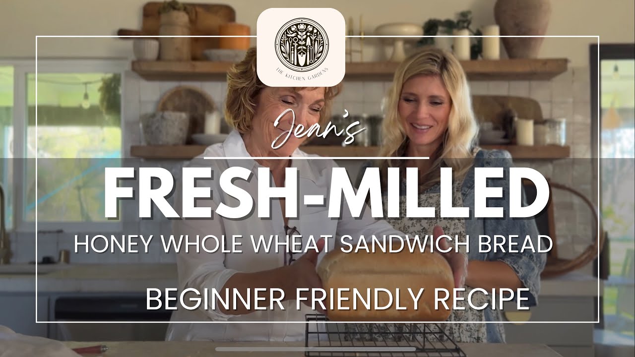 Fresh-Milled Honey Whole Wheat Bread