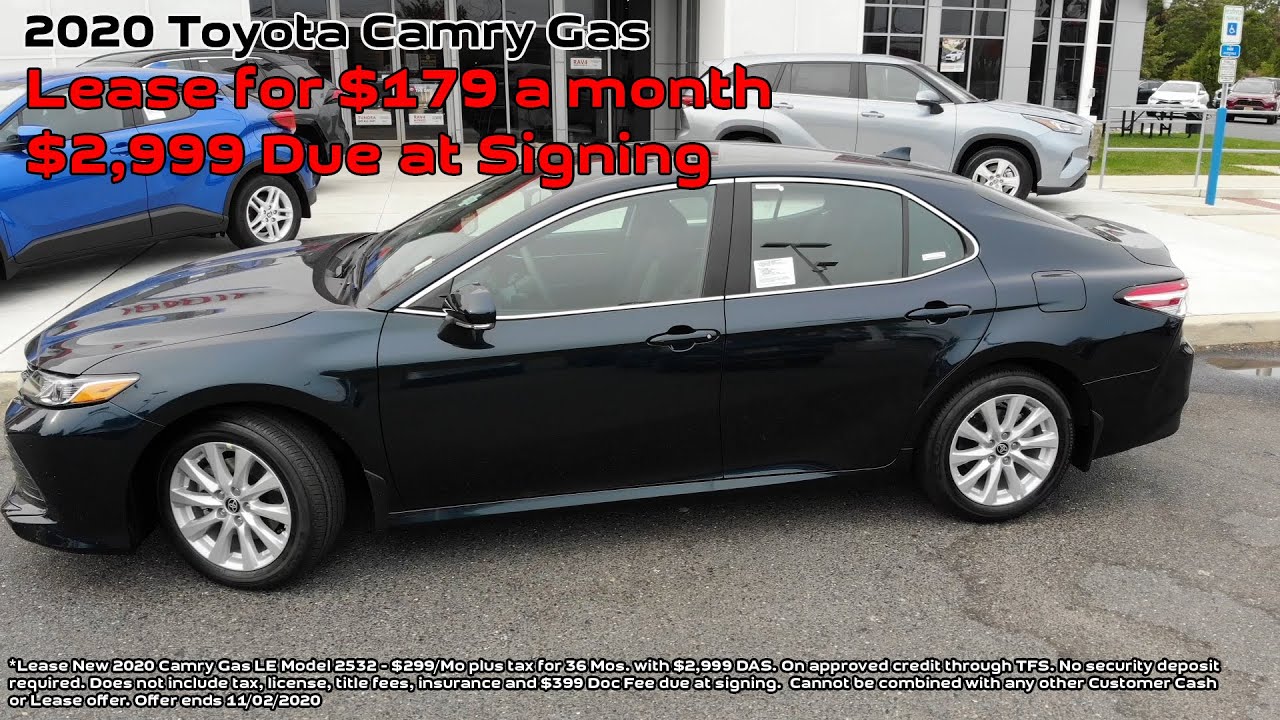ToyotaCamry October Lease at Shore Toyota YouTube