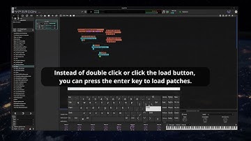 Keyboard and mouse operations - Hyperion Synth