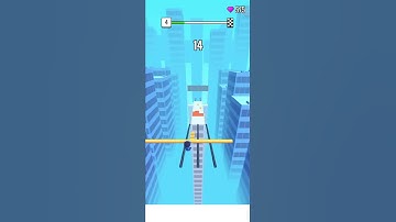 Play Roof Rails Game Level 4 By Jeff Tap Games #Shorts
