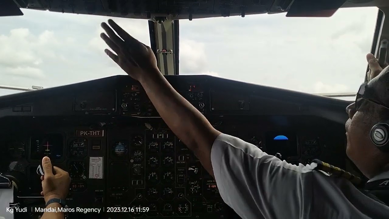 Flight from UPG to SQR with ATR 42-500 (PT. IAT & PT. VALE)