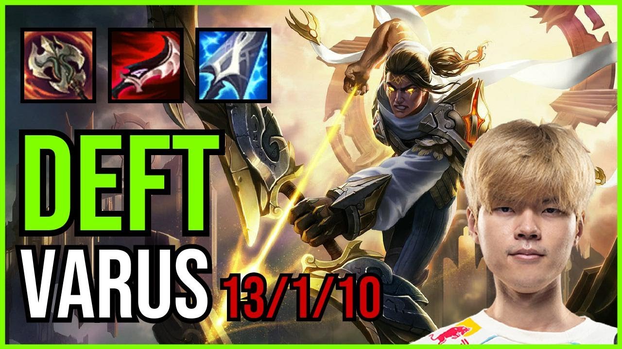 DEFT - VARUS vs JINX ADC - KR Challenger - Patch 11.6