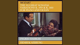 Mozart: Violin Sonata No. 33 in E-Flat Major, K. 481: II. Adagio