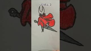 How to draw hornet in different level #drawing #art #shorts