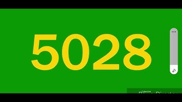 Challenge countdown from 7000