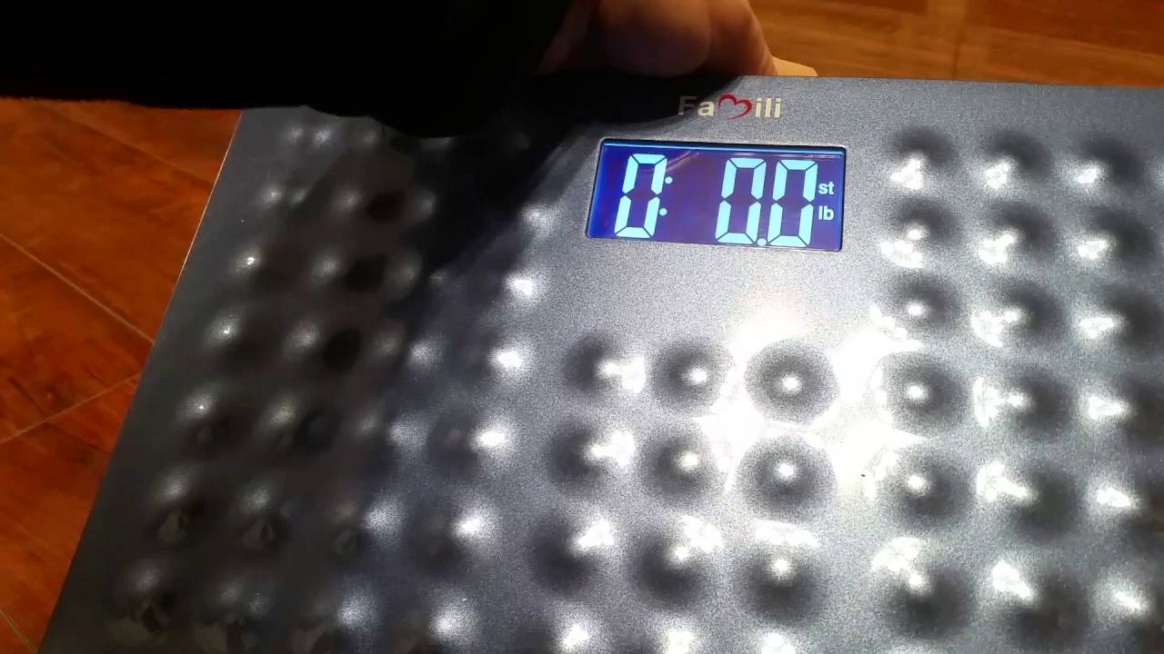 Famili Non Slip Digital Bathroom Scale (400lb max)