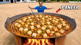 We Cook 100 Kg Mater Paneer...in Giant Kadai 🔥 - आज तो पूरा गाँव पनीर खाएगा | screenshot 2