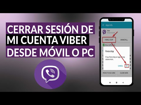 ¿Cómo cerrar sesión en mi cuenta de VIBER desde la aplicación móvil o PC?