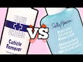 Blue Cross VS Sally Hansen cuticle remover!  *Shocking Results￼*￼