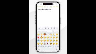 📱 How To: Delete Created Genmoji on iPhone!