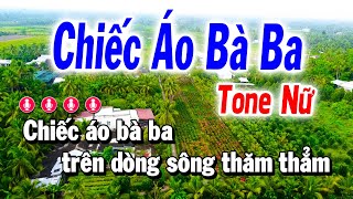 Karaoke Chiếc Áo Bà Ba Tone Nữ ( Beat Mới Nhất ) Karaoke Kim Cương