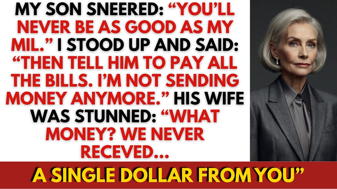 My Son Said: “You’ll Never Be As Good As Your Mother-in-Law.” I Just Replied: “Then Ask Her To Pay…”