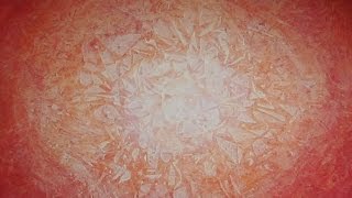 Background Painting | Acrylic Paint and Plastic Wrap Technique