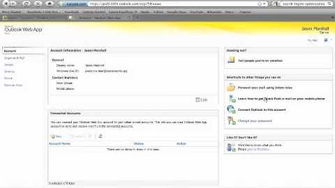 Outlook Web Access Overview