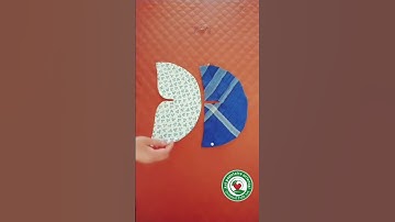 Amazing Folk Art: How to make a fake collar out of old clothes? #shorts