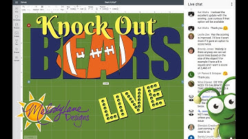 KnockOut Cricut Design Space LIVE
