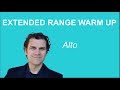 Alto Singing Warm Up - Extended Range - Pentatonic Scales