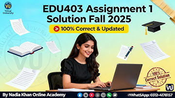 edu403 assignment 1 solution fall2025