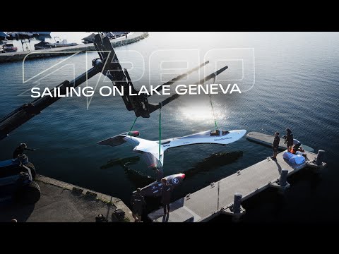 Le bateau a touché l'eau sur le Léman !