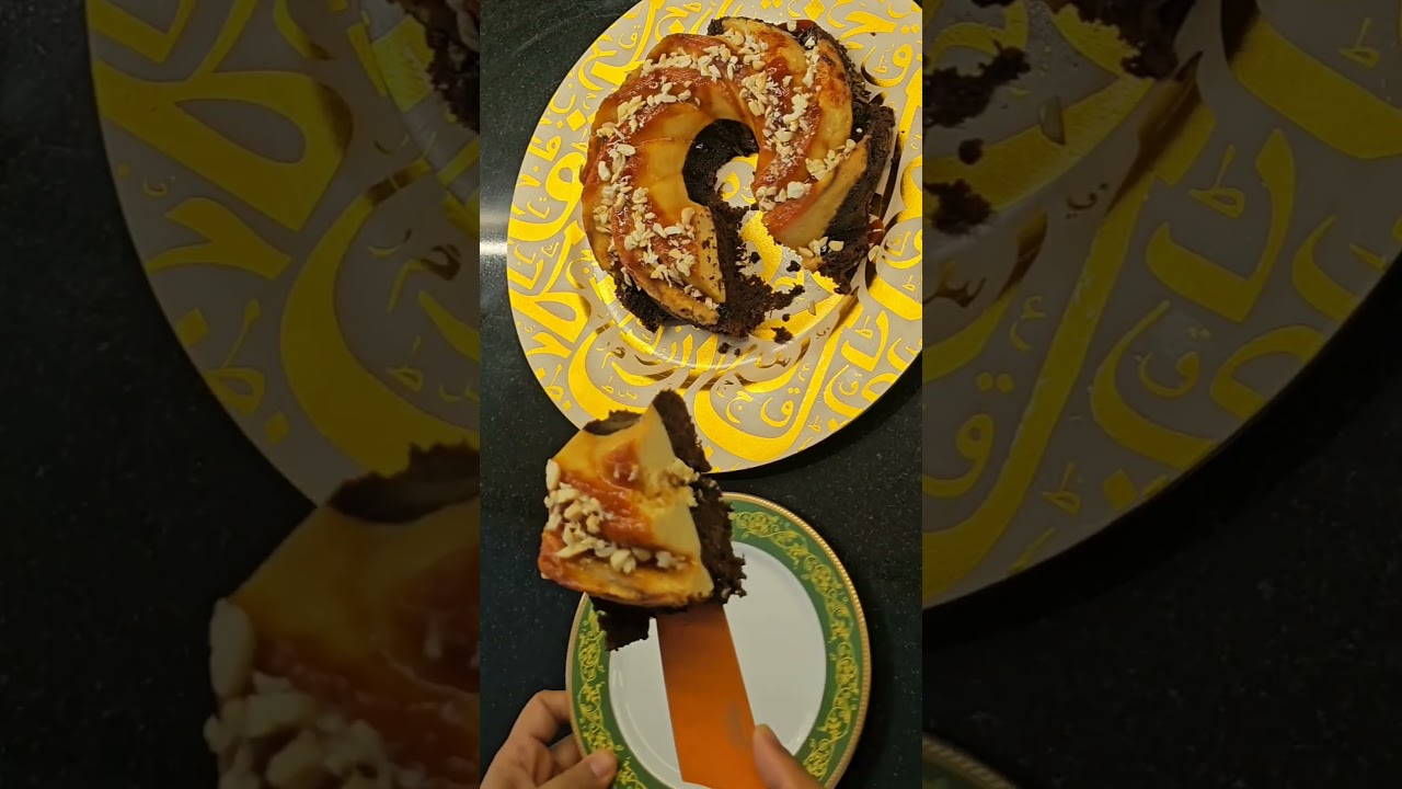 Caramel pudding cake 