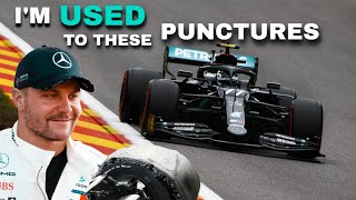 Bottas is getting used to all his PUNCTURES, even on his ROAD CAR! | uncut radio Spa 2020