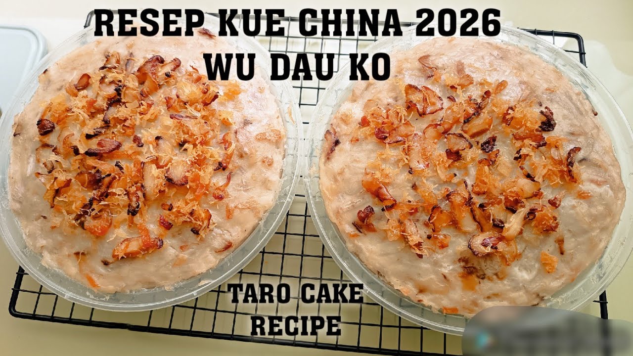 RESEP KUE CHINA WU DAU KO HALAL // styles Chinese dihongkong