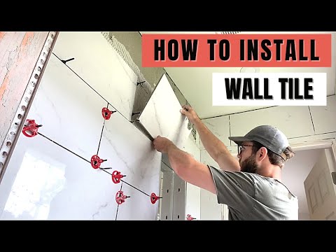 How to Install Tile on the Bathroom Wall