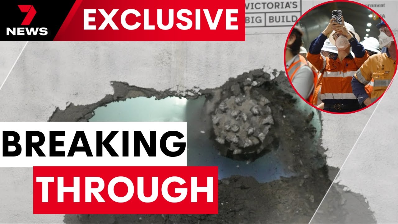 Major milestone for the tunnel connecting Bulleen to Greensborough | 7NEWS